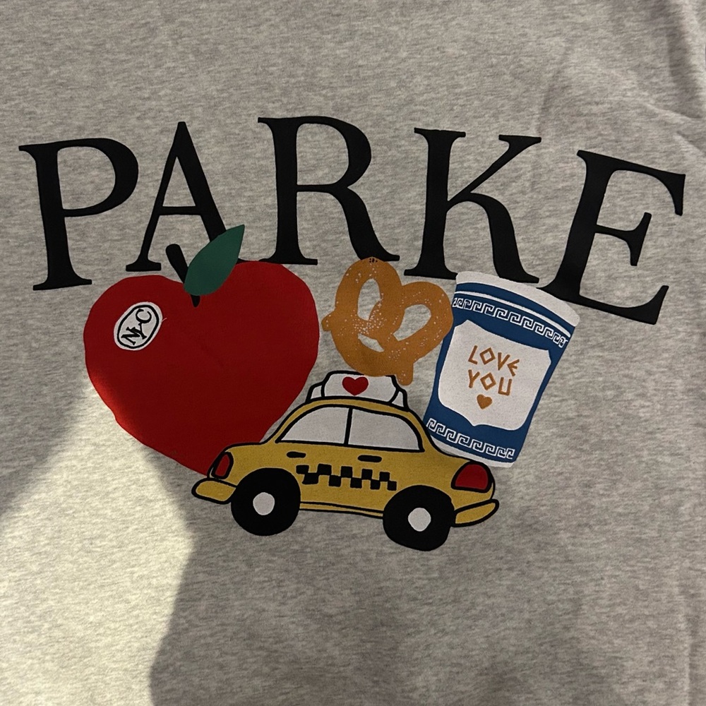 NWT Parke New York Graphic Mockneck S/M
